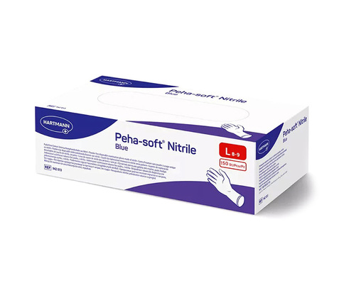 942014 Peha-soft Nitrile blue γάντια νιτριλίου χωρίς πούδρα Large 150τεμ.