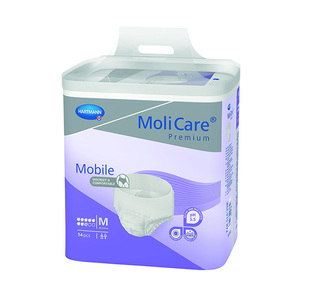 915872 MoliCare Premium Mobile Super Εσώρουχο νύχτας Medium 8 σταγ. 14τεμ.