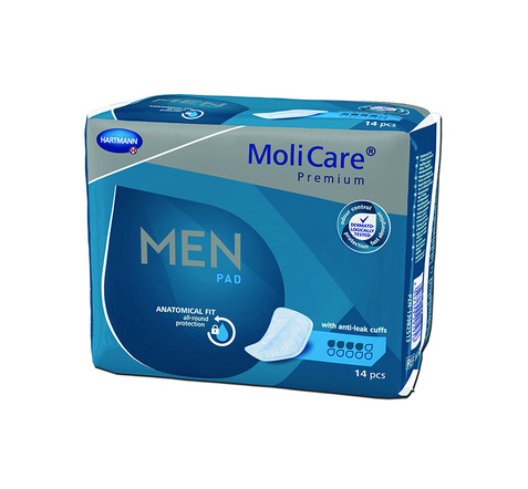 168705 MoliCare Premium men pad Ανδρ. Επιθέματα 4 σταγ. 14τεμ.