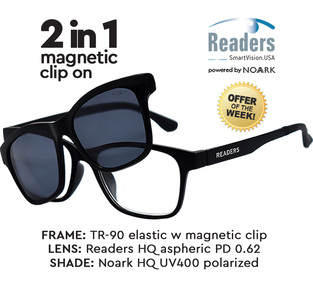 SR900 - Readers with Polarized clip